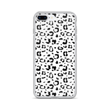 iPhone 7 Plus/8 Plus Black & White Leopard Print iPhone Case by Design Express
