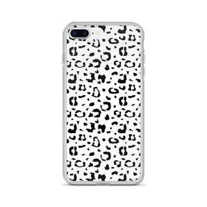 iPhone 7 Plus/8 Plus Black & White Leopard Print iPhone Case by Design Express