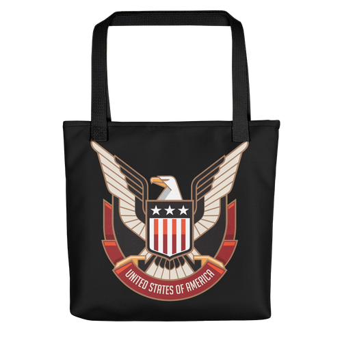 Default Title Eagle USA Tote Bag by Design Express