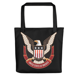 Default Title Eagle USA Tote Bag by Design Express
