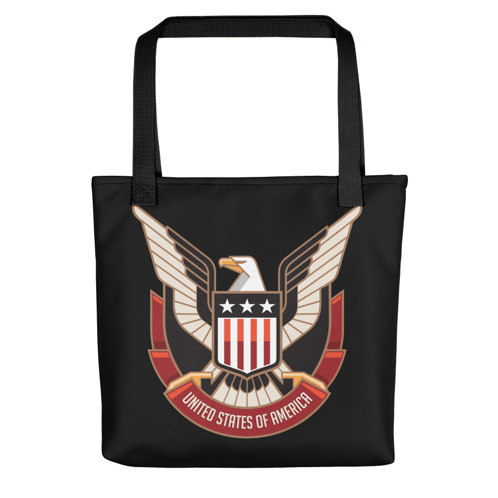 Default Title Eagle USA Tote Bag by Design Express