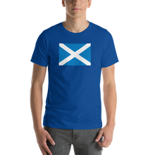 True Royal / S Scotland Flag "Solo" Short-Sleeve Unisex T-Shirt by Design Express