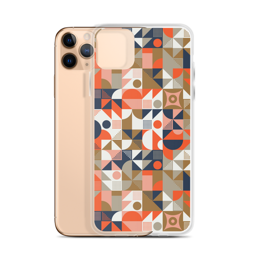 Mid Century Pattern iPhone Case by Design Express