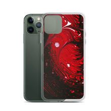 Black Red Abstract iPhone Case by Design Express