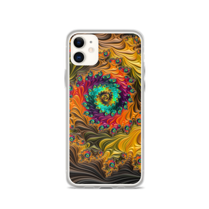 iPhone 11 Multicolor Fractal iPhone Case by Design Express