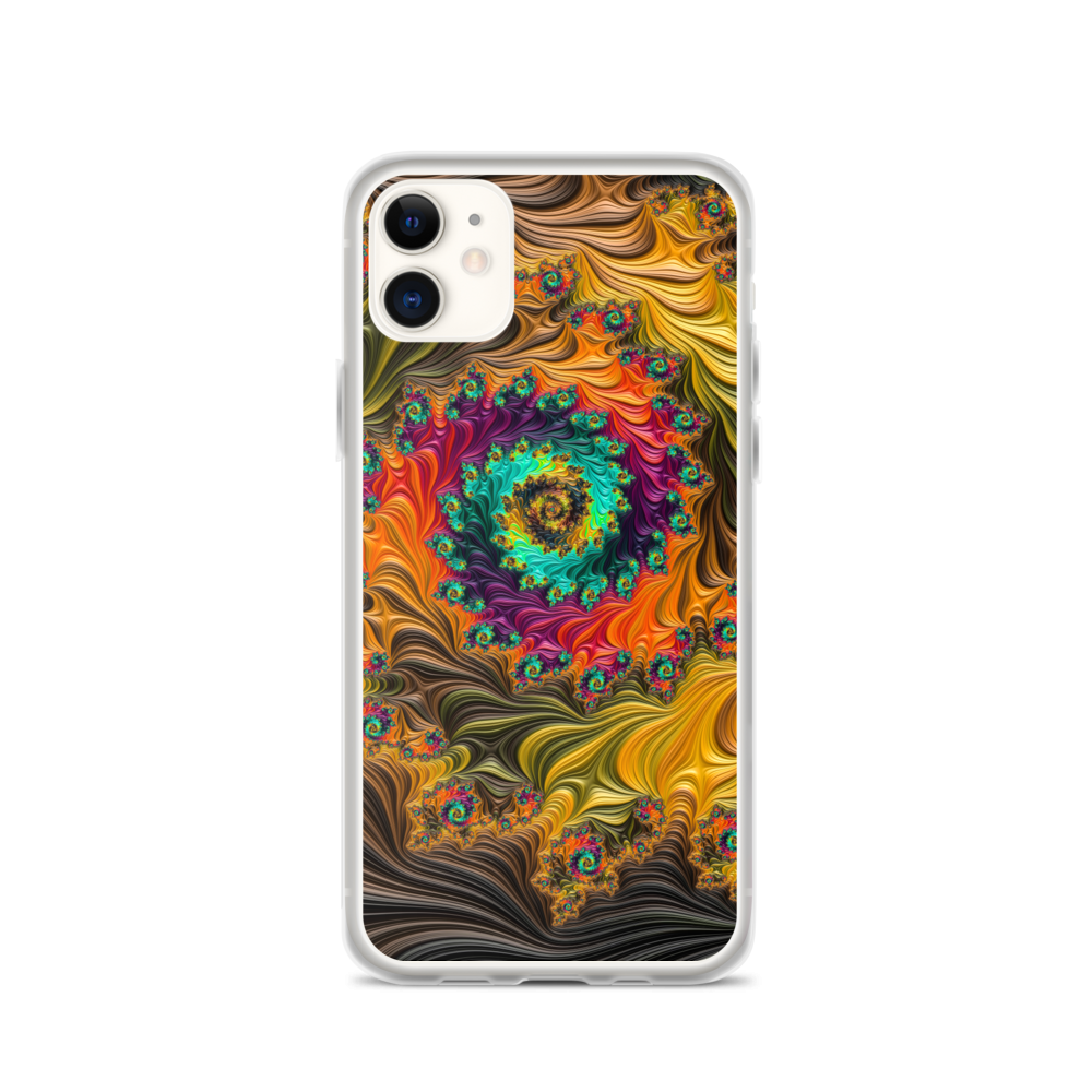 iPhone 11 Multicolor Fractal iPhone Case by Design Express