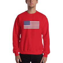 Red / S United States Flag "Solo" Sweatshirt by Design Express
