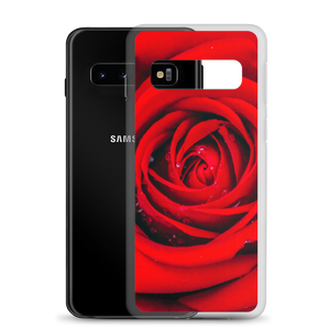 Fresh Red Rose Samsung Case by Design Express