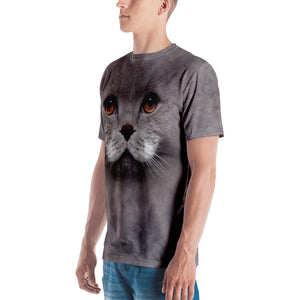 Cat 02 "All Over Animal" Men's T-shirt All Over T-Shirts by Design Express