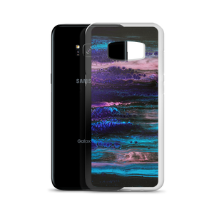 Purple Blue Abstract Samsung Case by Design Express