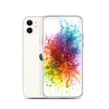 Rainbow Paint Splash iPhone Case by Design Express