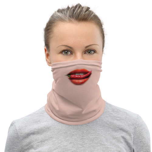 Default Title Women Chili Lips Neck Gaiter by Design Express