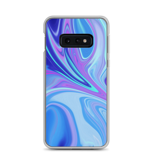 Samsung Galaxy S10e Purple Blue Watercolor Samsung Case by Design Express
