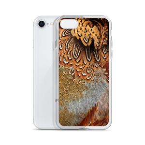Brown Pheasant Feathers iPhone Case by Design Express