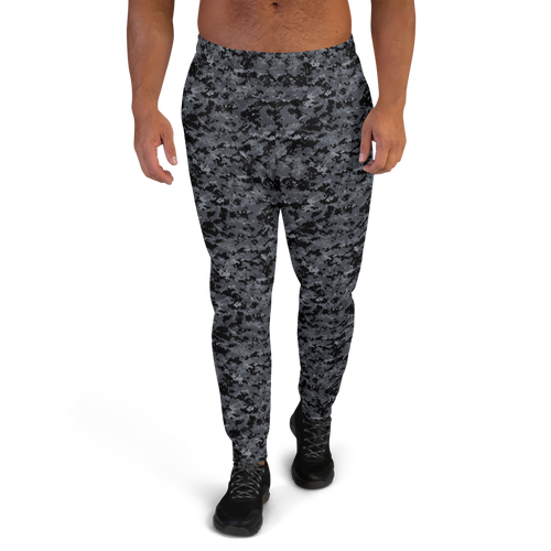 XS Dark Grey Digital Camouflage Men's Joggers by Design Express