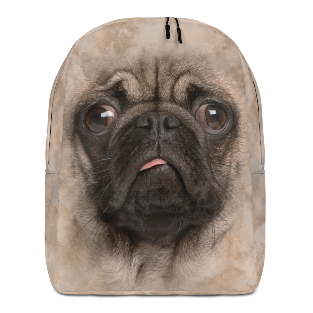 Pug Puppy Dog Minimalist Backpack Design Express