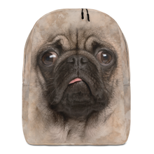 Default Title Pug Puppy Dog Minimalist Backpack by Design Express