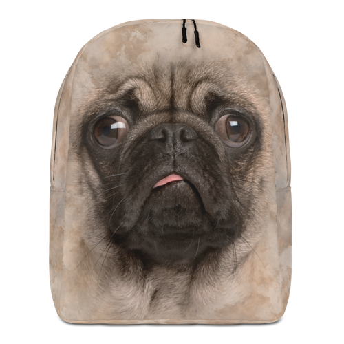 Default Title Pug Puppy Dog Minimalist Backpack by Design Express