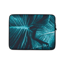 13 in Turquoise Leaf Laptop Sleeve by Design Express