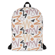 Default Title Soft Geometrical Pattern Backpack by Design Express