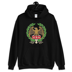 S USA Eagle Unisex Hoodie by Design Express