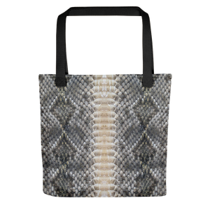 Default Title Snake Skin Print Tote Bag by Design Express