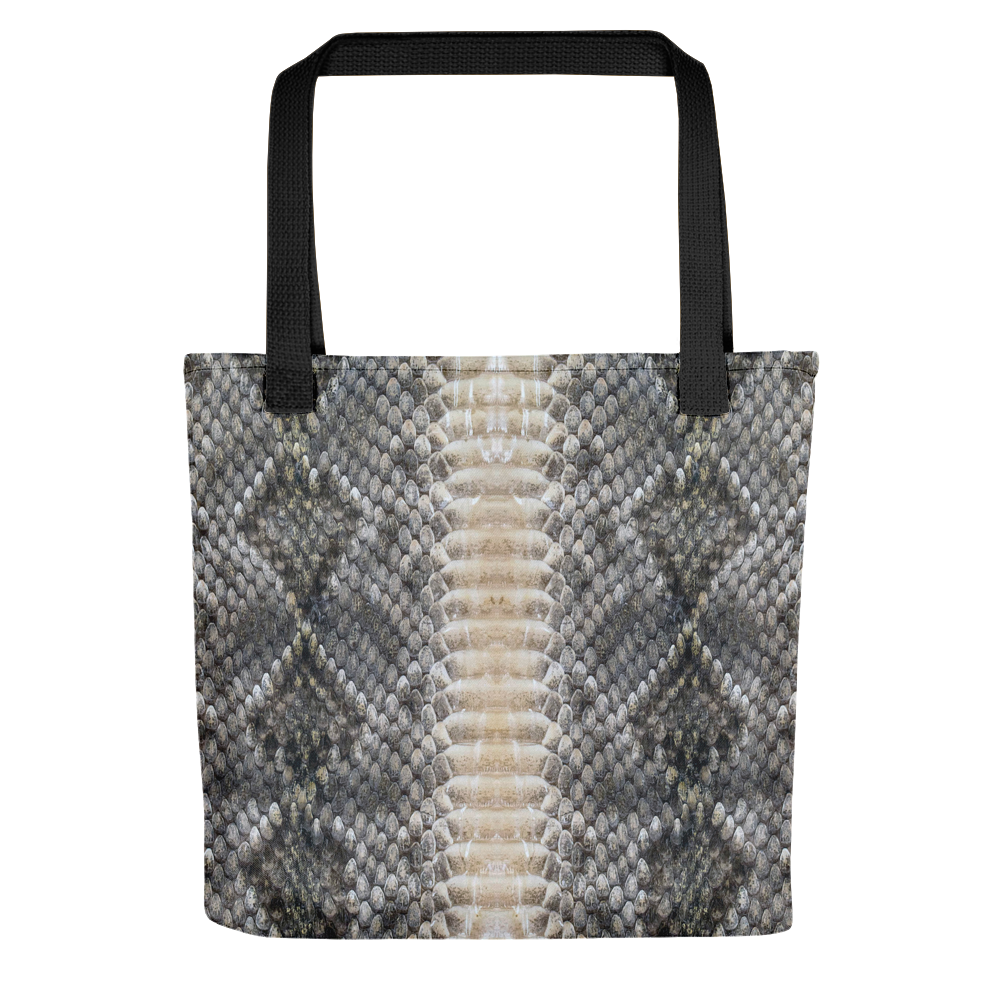 Default Title Snake Skin Print Tote Bag by Design Express