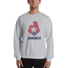 Sport Grey / S America "Star & Stripes" Sweatshirt by Design Express