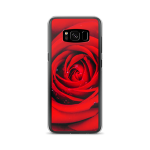 Samsung Galaxy S8 Fresh Red Rose Samsung Case by Design Express