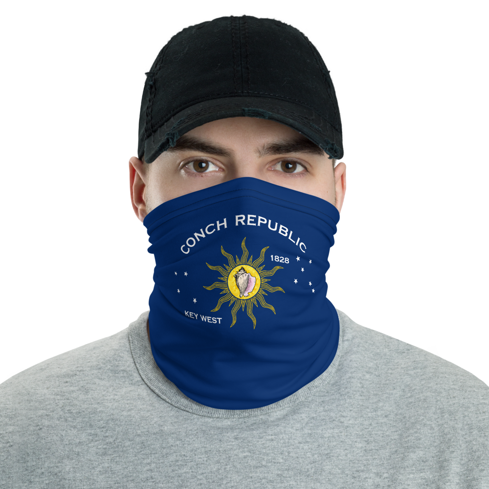 Default Title Conch Republic Print Neck Gaiter Masks by Design Express