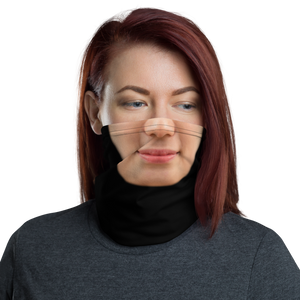 Default Title Smiling Woman Neck Gaiter Masks by Design Express