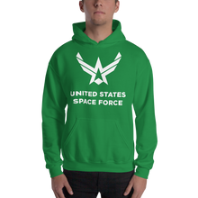 Irish Green / S United States Space Force "Reverse" Hooded Sweatshirt by Design Express