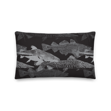 Grey Black Catfish Rectangle Premium Pillow by Design Express