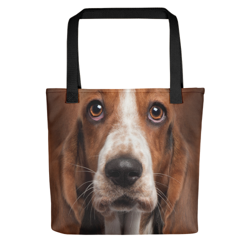 Default Title Basset Hound Dog Tote Bag Totes by Design Express