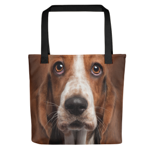 Default Title Basset Hound Dog Tote Bag Totes by Design Express