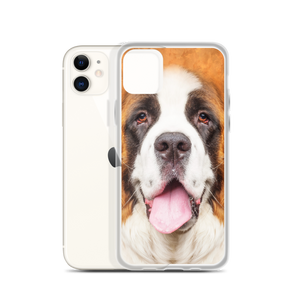 Saint Bernard Dog iPhone Case by Design Express