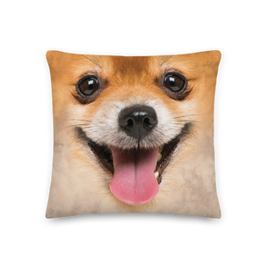 18×18 Pomeranian Dog Premium Pillow by Design Express