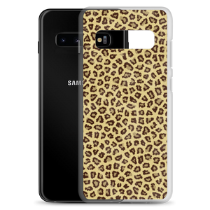 Yellow Leopard Print Samsung Case by Design Express