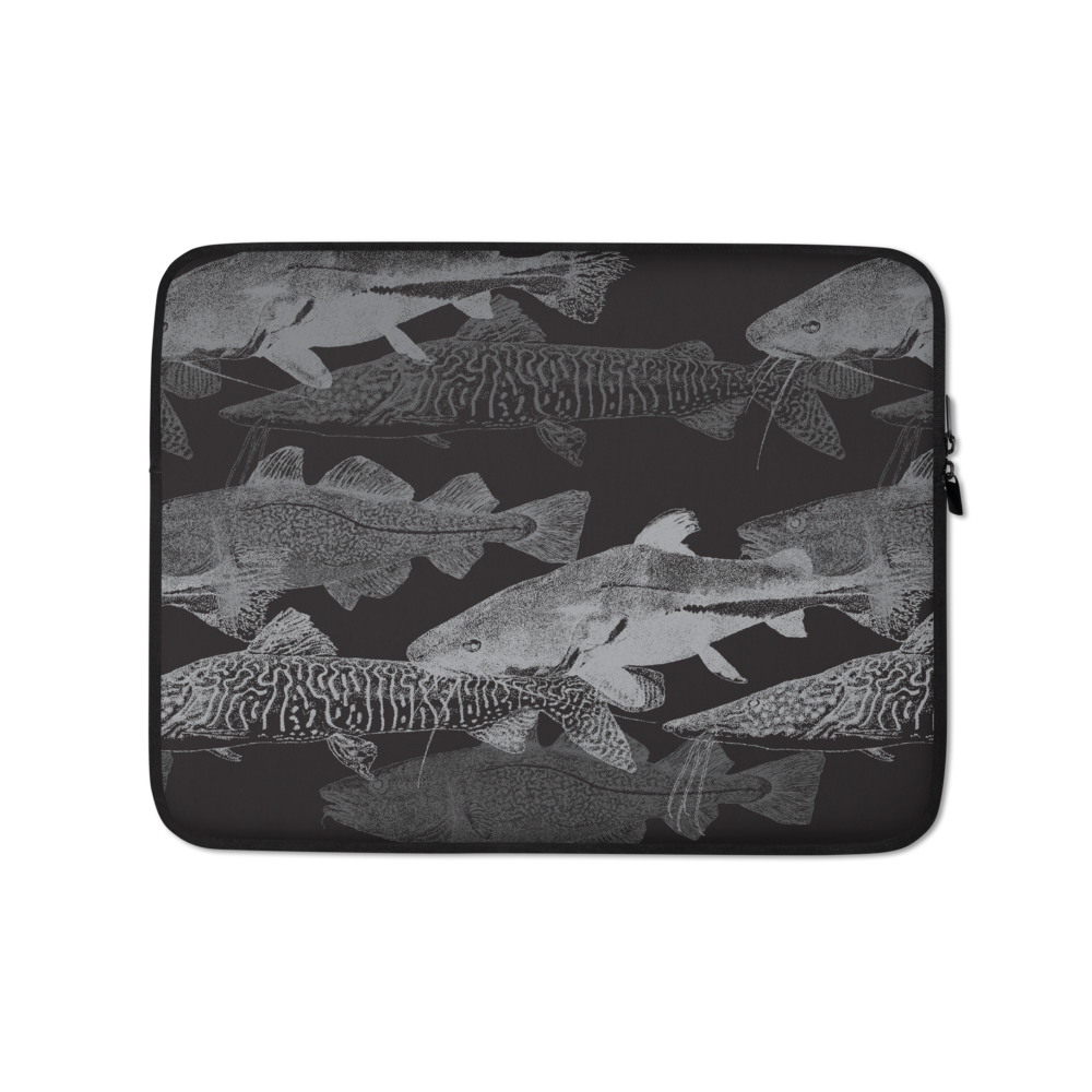 13 in Grey Black Catfish Laptop Sleeve by Design Express