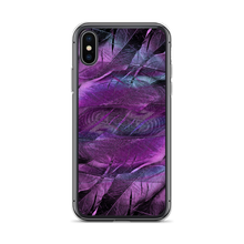 iPhone X/XS Purple Feathers iPhone Case by Design Express