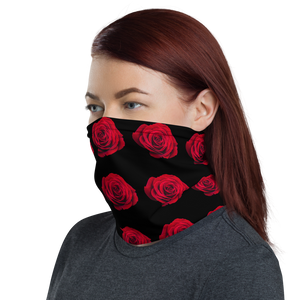Charming Red Rose Neck Gaiter Masks by Design Express