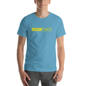 Ocean Blue / S I Reached Level 13 Loading Short-Sleeve Unisex T-Shirt by Design Express