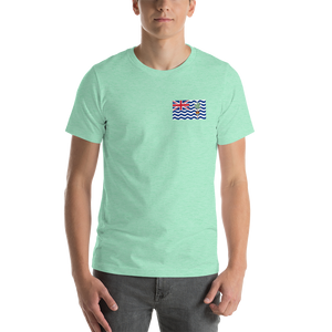 Heather Mint / S British Indian Ocean Territory Unisex T-Shirt by Design Express