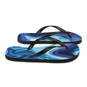 Lucid Blue Flip-Flops by Design Express