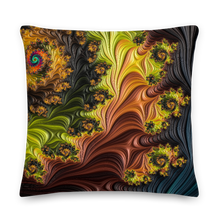 Colourful Fractals Square Premium Pillow by Design Express