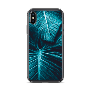 iPhone X/XS Turquoise Leaf iPhone Case by Design Express