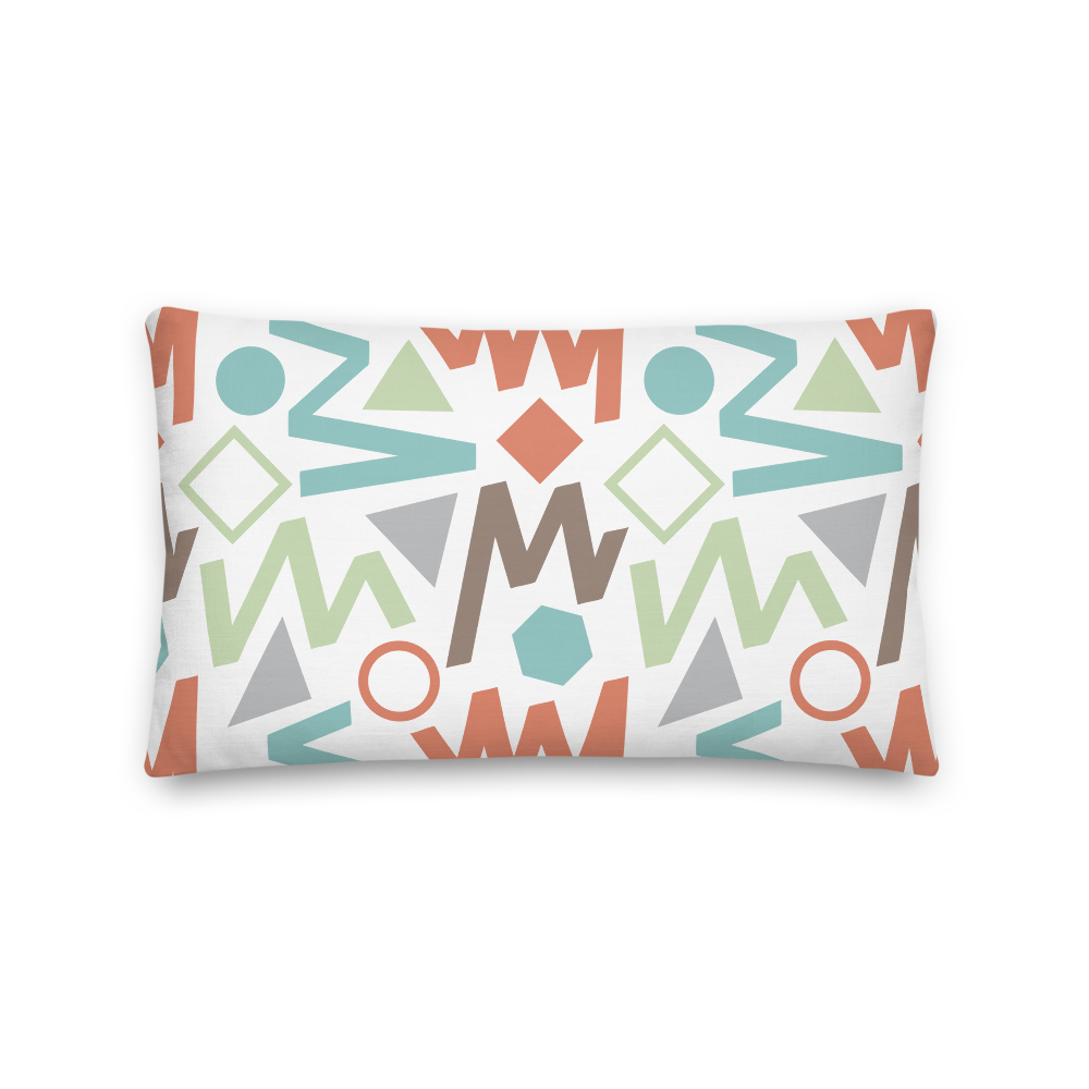 20×12 Soft Geometrical Pattern 02 Premium Pillow by Design Express