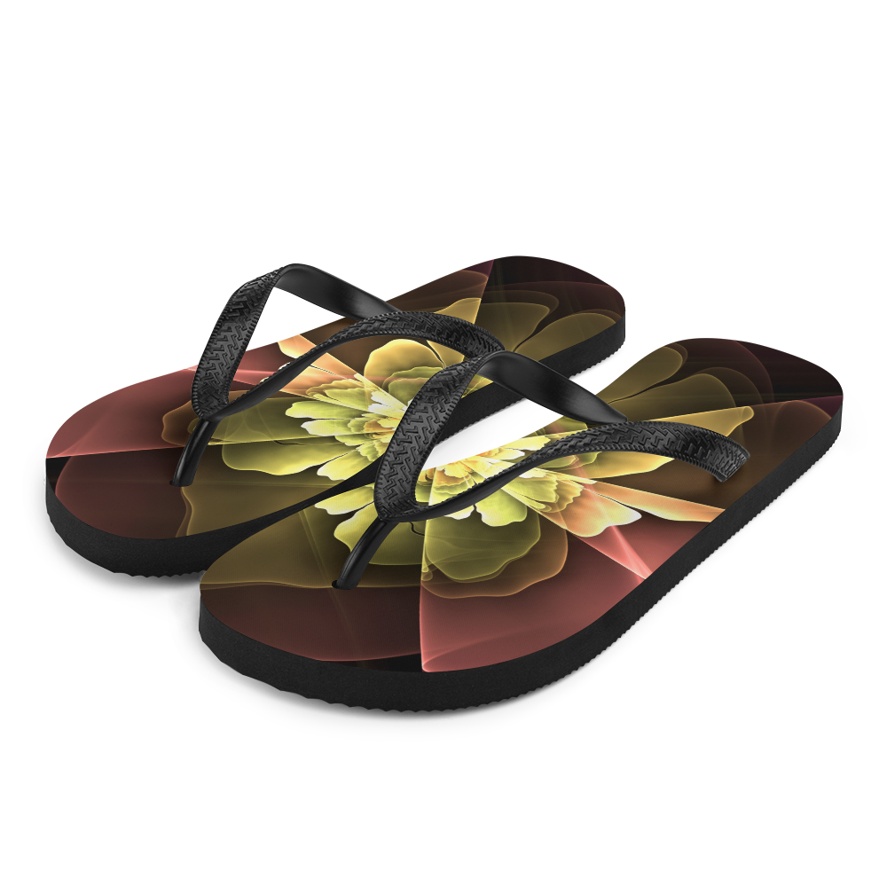 S Abstract Flower 04 Flip-Flops by Design Express