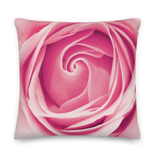 Pink Rose Premium Pillow by Design Express