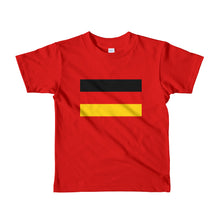 Red / 2yrs Germany Flag Short sleeve kids t-shirt by Design Express
